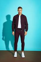Boohoo Speckle Wool Blend Smart Jogger
