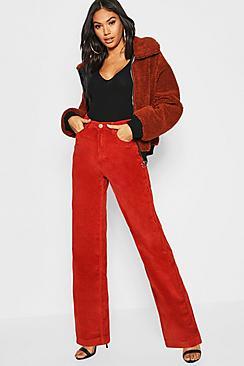 Boohoo Tall Cord Wide Leg Jean
