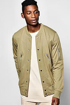 Boohoo Ma1 Jersey Baseball Bomber