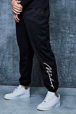 Boohoo Disney Loose Fit Mickey Signature Joggers
