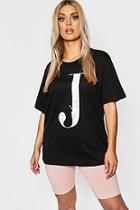 Boohoo Plus J Graphic Print T-shirt