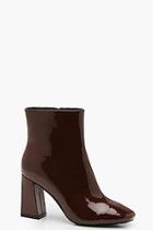 Boohoo Square Toe Ankle Boots