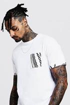 Boohoo Regular Longline T-shirt With Chain Design Pocket