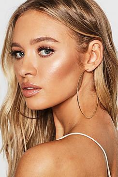 Boohoo Pentagon & 9cm Hoop Earring Pack