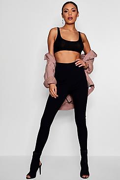 Boohoo Nina High Waist Crepe Leggings