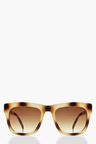 Boohoo Ebony Tortoise Frame Sunglasses