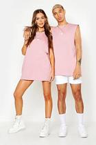 Boohoo Pride Loose Fit Tank With Back Print
