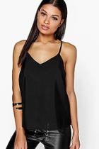 Boohoo Summer Woven Strappy Back Cami