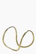 Boohoo Natasha Gold Double Band Bangle Gold