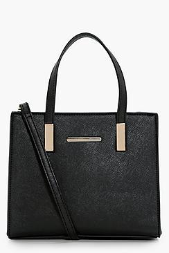 Boohoo Kayla Mini Tote Cross Body