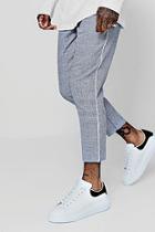 Boohoo Prince Of Wales Check Jogger Style Trouser