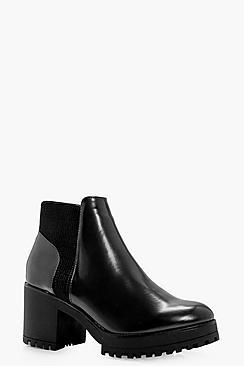 Boohoo Una Platform Chelsea Boots