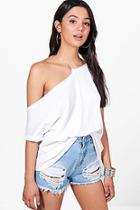 Boohoo Emma Chain Neck Detail Premium T Shirt