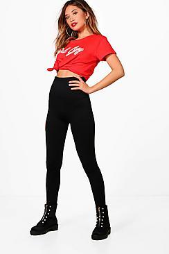 Boohoo Hailee Deep Waistband Control Leggings