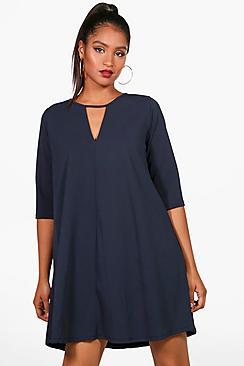 Boohoo Keyhole Shift Dress