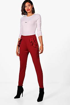 Boohoo Jasmine Frill Pocket Detail Jogger