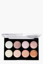 Boohoo Colour Fix Highlighter Palette Cream Multi