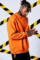 Boohoo Man Certified Printed Sweat With Woven Tab