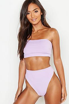 Boohoo Petite Mix & Match Ribbed Bandeau Top
