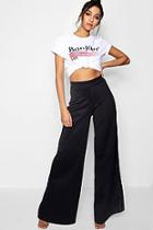 Boohoo Mia Bonjour Tee Flared Trouser Co-ord