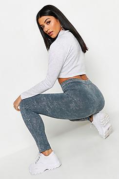 Boohoo Acid Wash Leggings