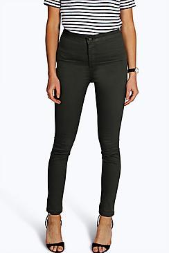 Boohoo Sarah Stretch High Waist Jeans