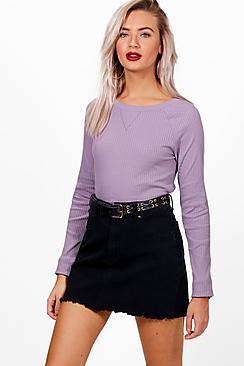 Boohoo Premium Ribbed Top