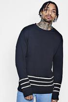 Boohoo Sartorial Sweater With Gold Taping Co-ord