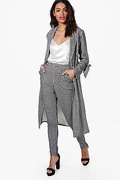 Boohoo Eva Gingham Trouser
