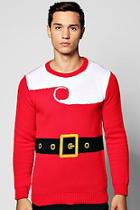 Boohoo Santa Claus Christmas Jumper