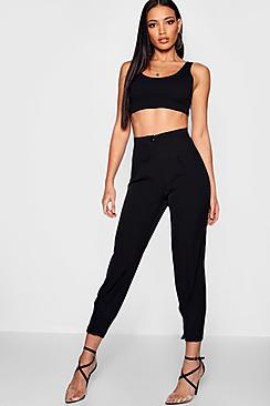 Boohoo Woven Tailored Cargo Pant