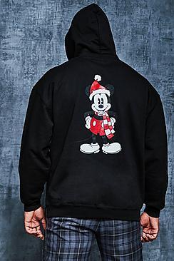 Boohoo Big And Tall Disney Christmas Print Hoodie