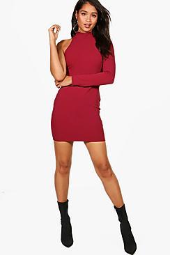 Boohoo Joanna One Shoulder Bodycon Dress