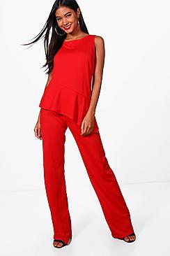 Boohoo Bella Wide Leg Trouser