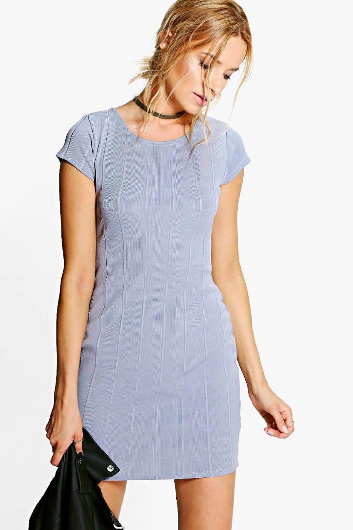 Boohoo Lexi Bodycon Dress Grey
