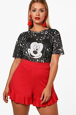 Boohoo Plus Ellie Disney Mickey Splatter Tee