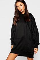 Boohoo Oversized Pocket Sweatshirt Dress