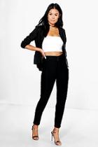 Boohoo Gracie Pintuck Jersey Trouser