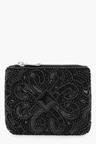 Boohoo Ruby Embellished Beaded Zip Coin Purse