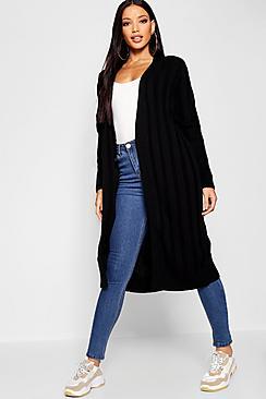 Boohoo Oversized Longline Boyfriend Cardigan