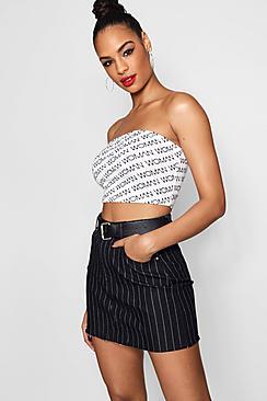 Boohoo Woman Printed Bandeau