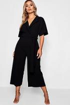 Boohoo Plus Utility Culotte Jumpsuit