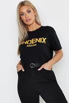 Boohoo Plus Phoenix Oversized T-shirt