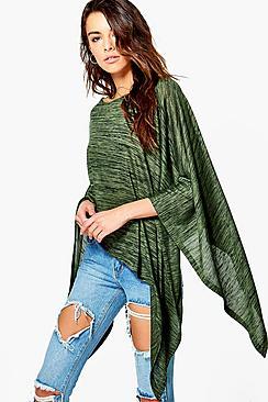 Boohoo Rebecca Waterfall Drape Top