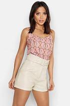 Boohoo Woven Chain Wave Cami