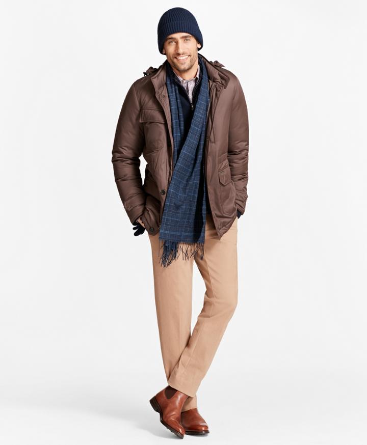 Brooks Brothers Men's Down-filled Jacket