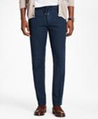 Brooks Brothers Men's Linen And Cotton Drawstring Pants