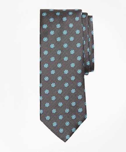 Brooks Brothers Textured Framed Flower Tie