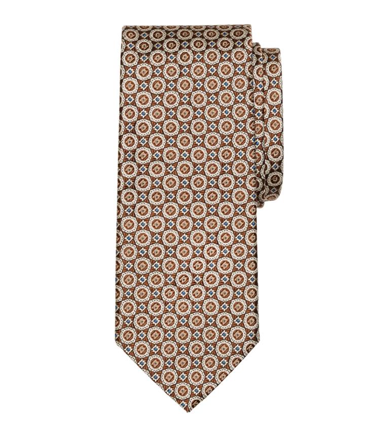 Brooks Brothers Men's Tonal Medallion Tie