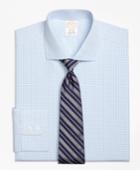 Brooks Brothers Men's Golden Fleece Slim Fit Textured Overcheck Dress Shirt
